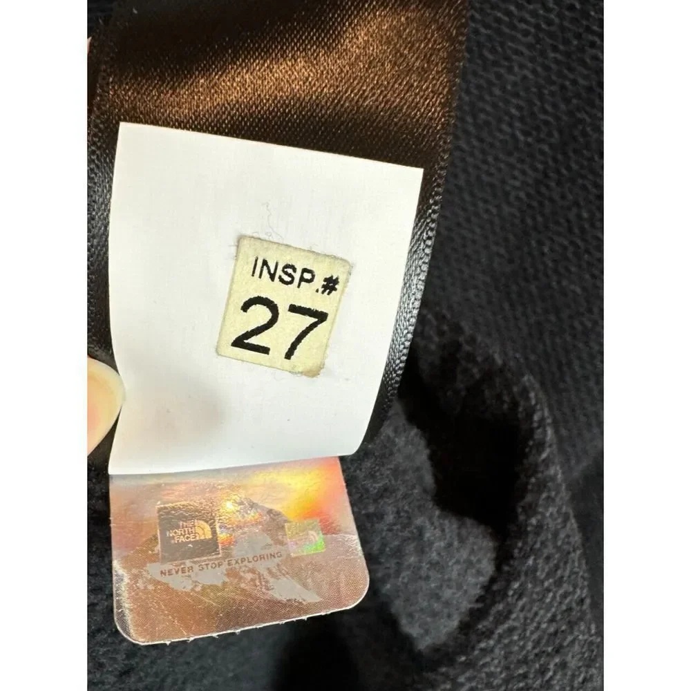 THE NORTH FACE dark gray graphite knit fleece zip mens sweater pullover XL NWOT